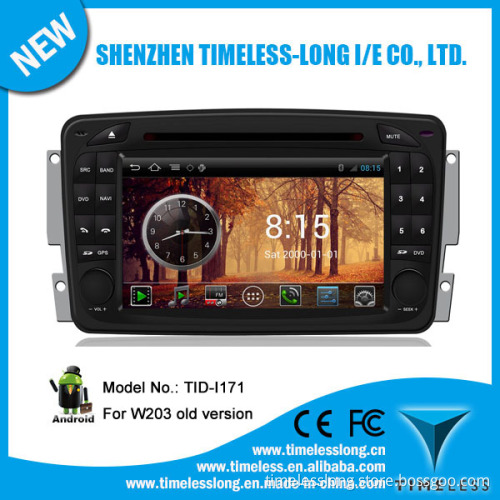 Android System 2 DIN Car DVD for Benz C Class W203 (2000-2004) with GPS iPod DVR Digital TV Box Bt Radio 3G/WiFi (TID-I171)